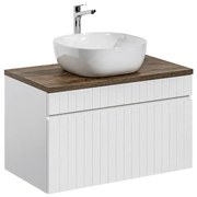 Szafka pod umywalkę ICONIC WHITE 82 80cm biała COMAD