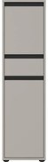 Szara wysoka wąska szafka łazienkowa 33x121 cm Lemont – Germania