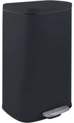 Spirella Kosz na śmieci z pedałem soft-close Akira 30 l, matowy czarny, 30 l