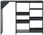 Stolik barowy z ruchomym regałem B2-F34