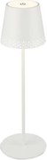 Brilo - LED ładowalna dotykowa lampa biurkowa KIKI LED/2,6W/5V IP44 2600 mAh biała