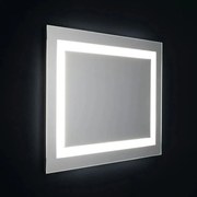 Lustro LED prostokątne "Serena" odwracalne z włącznikiem dotykowym cm 80x60h