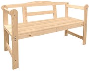 Drewniana ławka ogrodowa naturalna M7-G94