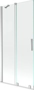 Mexen Velar parawan nawannowy 2-skrzydłowy rozsuwany 95 x 150 cm, transparent, chrom - 896-095-000-01-01