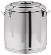 Czajnik ze stali nierdzewnej bez odpływu, 450 x 450 mm, 50 l