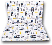 Pościel Do łóżeczka Niemowlęca Dziecięca Poszewki 120x90 - Bobry