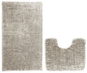 Zestaw 2 beżowych dywaników łazienkowych AmeliaHome Bati