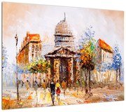 Obraz - Malowana miejska pamiątka (70x50 cm)