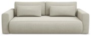 Beżowa rozkładana/ze schowkiem sofa 238 cm Kapua – Makamii