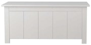 Biała skrzynia z litego drewna sosnowego 100x45 cm Bertram – Støraa