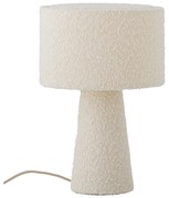 Biała lampa stołowa z tekstylnym kloszem (wysokość 30 cm) Emmie – Bloomingville