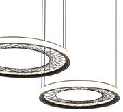 Lampa wisząca NEST 77W LED 61+41cm podwójna