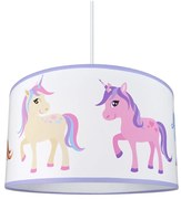 Żyrandol dziecięcy na lince PONY/UNICORN  1xE27/60W/230V