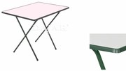 Stolik turystyczny Sevelit 60 x 80 cm biały / zielony PATIO