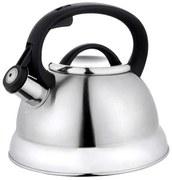 Tradycyjny srebrny czajnik z gwizdkiem 2,3L W3-C94