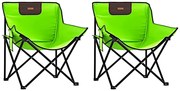 Krzesła kempingowe w kolorze zielonym Z0-S99