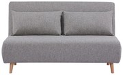 Szara rozkładana sofa 140 cm Marlow – House Nordic