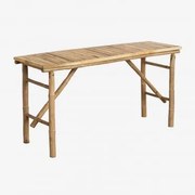 Konsola Do Przedpokoju 140x40 Cm Z Bambusa Marie Bambus - Sklum