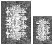 Białe/szare dywaniki łazienkowe zestaw 2 szt. 60x100 cm Modern – Mila Home
