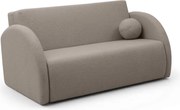 Sofa rozkładana Nubi trzyosobowa 140 cm z pojemnikiem - beżowa boucle Quelle 16