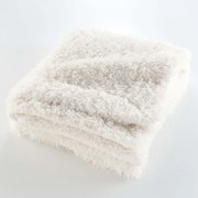 Kremowy koc ze sztucznego futra 220x240 cm Mouton – douceur d'intérieur