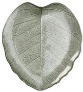 Patera szklana na ciasto LEAF, 28 cm