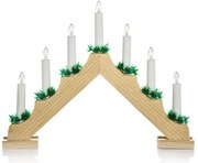 Retlux - LED Świecznik bozonarodzeniowy 7xLED/2,6W/230V drewno