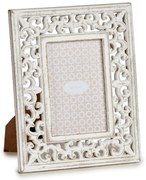 Ramka na zdjęcia w drewnianej, zdobionej ramie LIRA, 19,6 x 11,5 x 24,5 cm