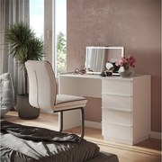 Stół do toalety biały 110x45x77.2 viktoria