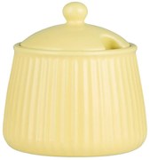 IB Laursen Ceramiczna cukiernica MYNTE LEMONADE żółta