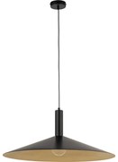 Żyrandol na lince CAPRI 1xE27/15W/230V śr. 70 cm czarny/złoty