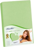 Bellatex Prześcieradło Jersey Kamilka wiosenny zielony, 220 x 200 cm