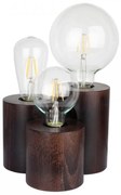 Spot-Light 2266376 - Lampa stołowa VINCENT 3xE27/15W/230V buk