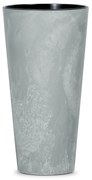 Donica ogrodowa wysoka Tubus Slim Beton Effect 48 cm beton PROSPERPLAST