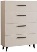 Nowoczesna kaszmirowa komoda z szufladami M4-F57