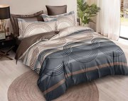 PrzytulneMieszkanie.pl PrzytulneMieszkanie.pl Pościel z mikroflanelu CIRVONA brązowo-szara Rozmiar pościeli: 70 x 80 cm | 140 x 200 cm