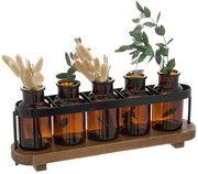 Wazoniki na podstawce na pojedyncze kwiaty, 5 szt.