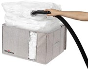 Szary pojemnik próżniowy Compactor Oxford, 210 l