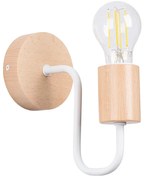 Biały metalowy industrialny kinkiet - D285 W8-P63