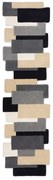 Szary wełniany chodnik 60x230 cm Collage – Flair Rugs