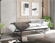 Łóżko składane Panama metalowe 80x190 cm