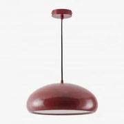 Lampa Sufitowa Metalowa Hilma Czerwone Wino - Sklum