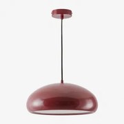 Lampa Sufitowa Wisząca Z Żelaza Hilma Czerwone Wino - Sklum