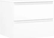 Mexen Orio szafka łazienkowa podumywalkowa 60 cm z blatem, 2 szuflady, biała mat - 91A10-06047-2-BFFC01