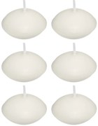 Świeczki pływające MANY 6 szt., 2,5 x 6 cm