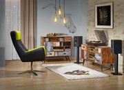 MEZO B1 biurko wielobarwny szuflady boho loft nowoczesne vintage