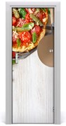Naklejka na drzwi do domu samoprzylepna Pizza
