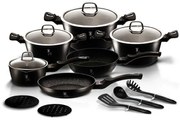 Zestaw czarnych garnków na indukcję F5-Z27