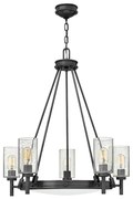 Hinkley HK-COLLIER5-BX - Żyrandol na łańcuchu COLLIER 5xE27/40W/230V śr. 68,5 cm