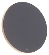 Designerska lampa ścienna szara 16,5 cm z LED - Skyf